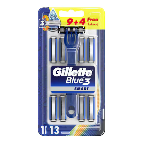 مجموعة شفرات حلاقة بلو 3 جيليت (9+4 مجانا)