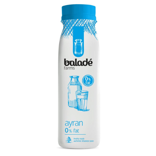 لبن عيران بلدي 225مل خالي الدسم فارمز