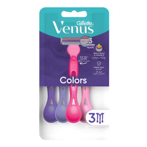 جيليت فينوس حلاقة للاستعمال مرة واحدة  3 شفرات