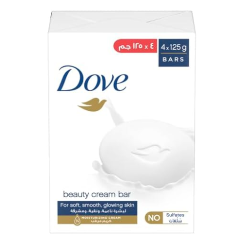 صابون دوف ابيض 4 × 125 جم