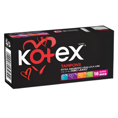 سدادات قطنية للتدفق الغزير كوتكس 16 قطعة