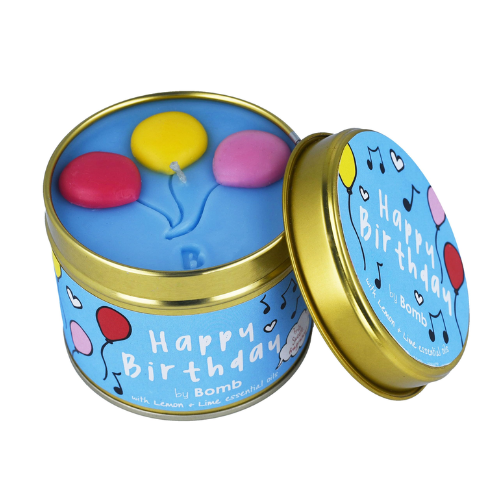 Happy Birthday  بومب كوزمتكس شمع معطرة