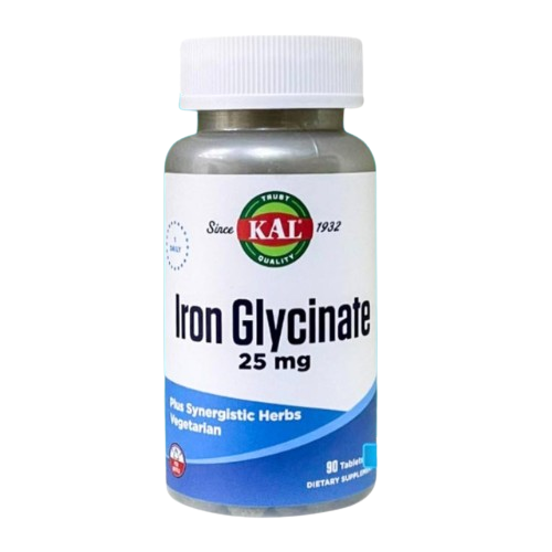 كال أيرون جليسينات 25 ملغ 90 قرصًا