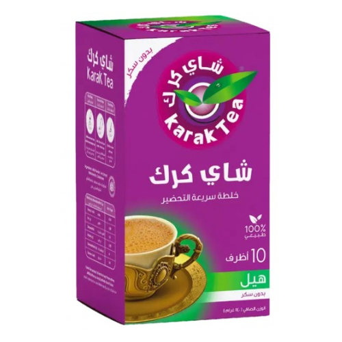 شاي كرك سريع التحضير بالهيل بدون سكر 140جم