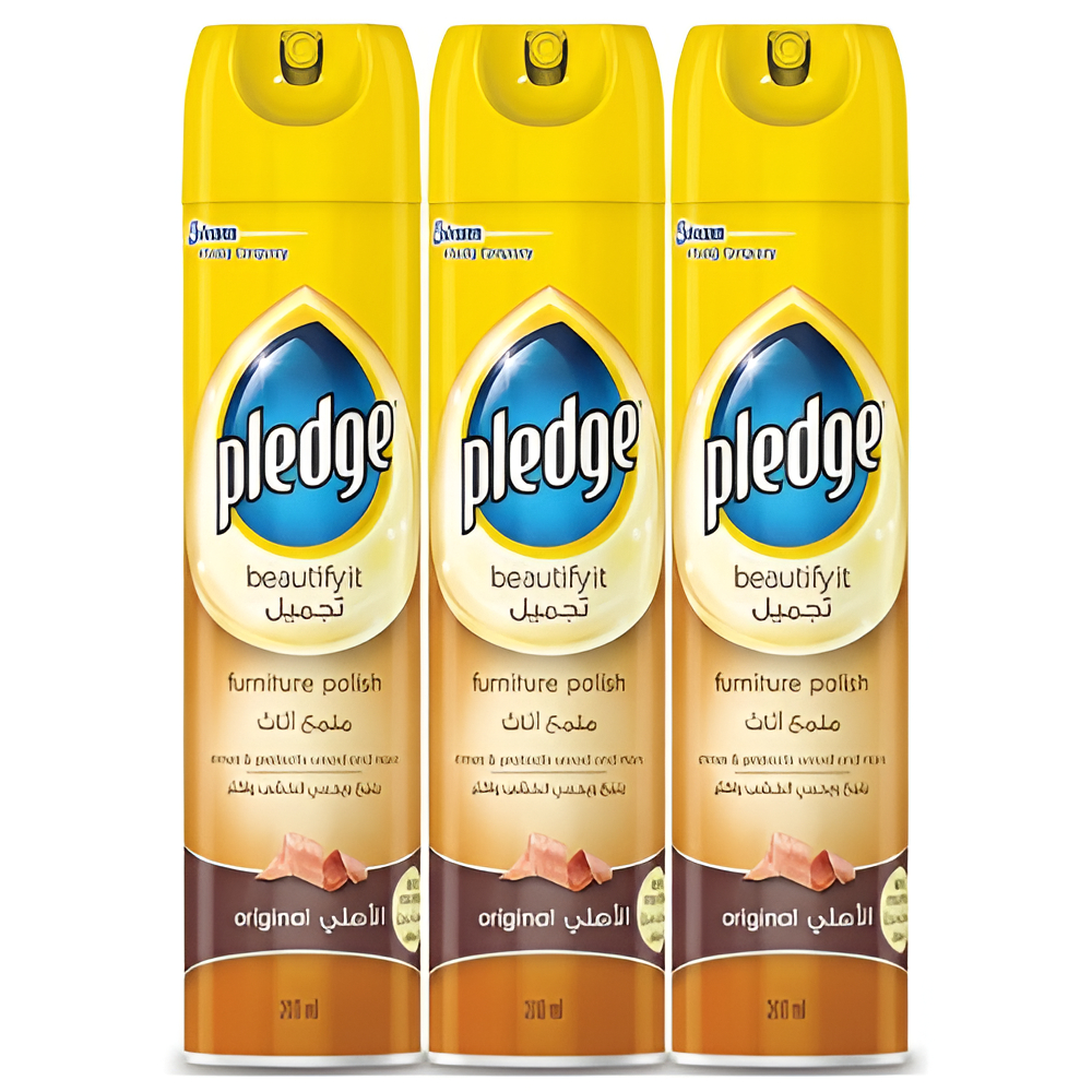 ملمع أثاث طبيعي بليدج 300 مل (2 + 1 مجاناً)