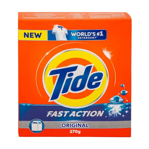 مسحوق تايد أزرق أصلي نصف اوتوماتيكي سريع الذوبان 270 جم