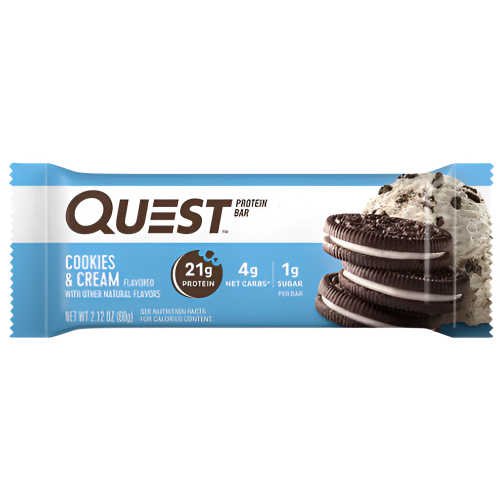 كويست بار بروتين بنكهة كوكيز وكريمة 60 جم