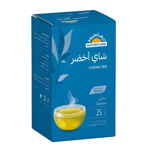 شاي أخضر ارض الطبيعه 50جم