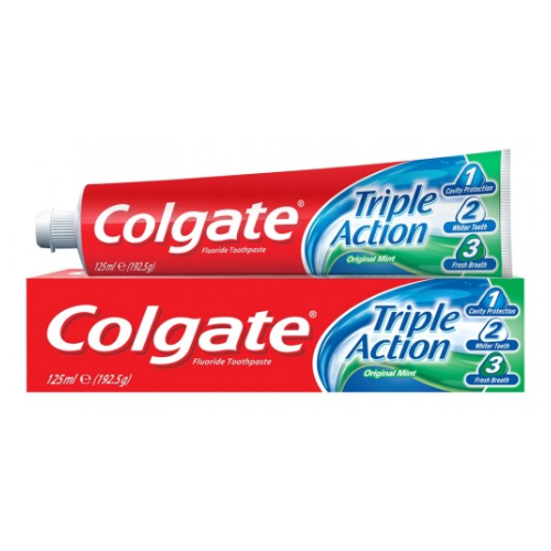 كولجيت معجون أسنان تربل أكشن 125 مل