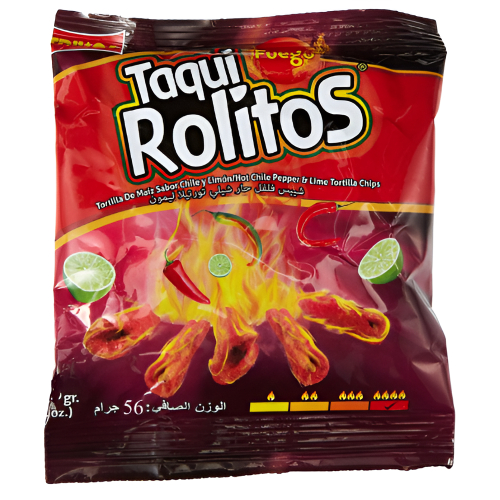 تاكي روليتوس رقائق فلفل حار 56 جرام