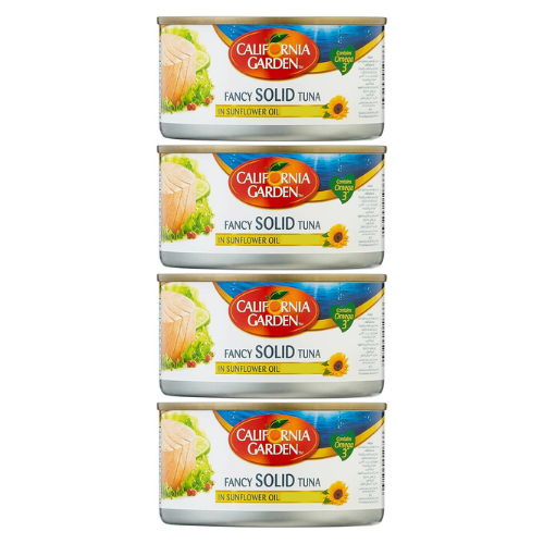 تونا ابيض بالزيت حدائق كليفورنيا 4 × 170جم