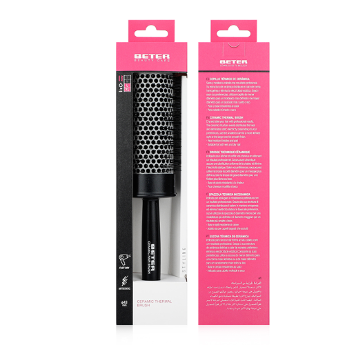 بيتر فرشاة تصفيف الشعر الحرارية 43 مم - اسود