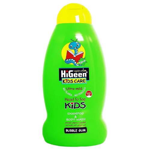 هايجين شامبو وغسول للجسم الاطفال بابل جام نينو 250مل