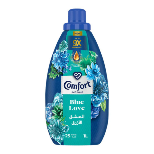 كومفورت منعم أقشمة المركز العشق الأزرق 1 لتر