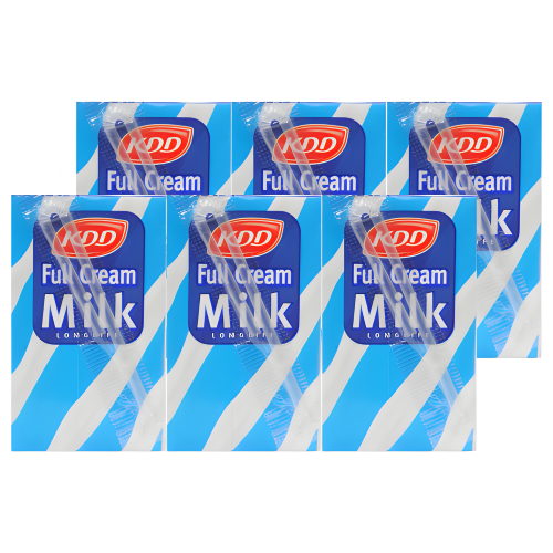 حليب كي دي دي كامل دسم طويل 6 × 250 مل