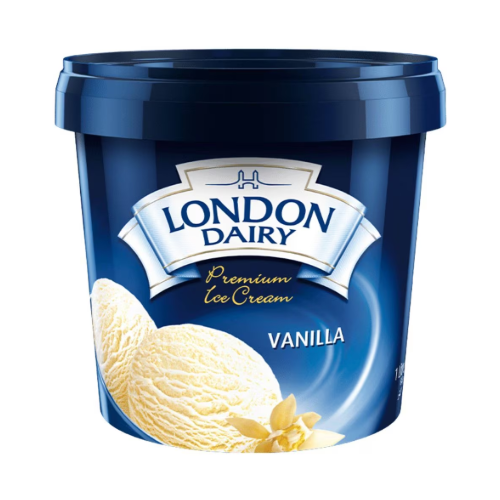 آيس كريم فانيليا لندن ديري 1 لتر