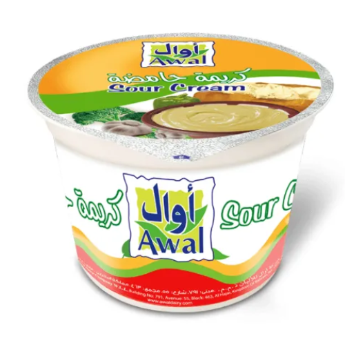 كريمة حامضة طازجة 220 جم اوال