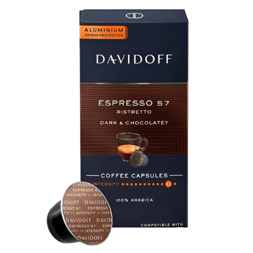 قهوة كبسولة فورية اسبرسو ارابيكا ديفيداوف 10*55جم