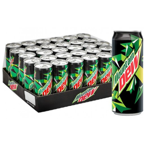 مشروب ماونتن ديو غازي 24 ×330 مل