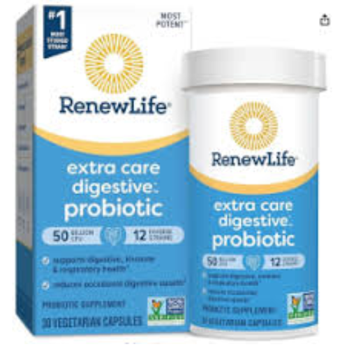 رينيو لايف ألتيميت فلورا إكسترا كير بروبيوتيك، 50 مليار، 30 كبسولة