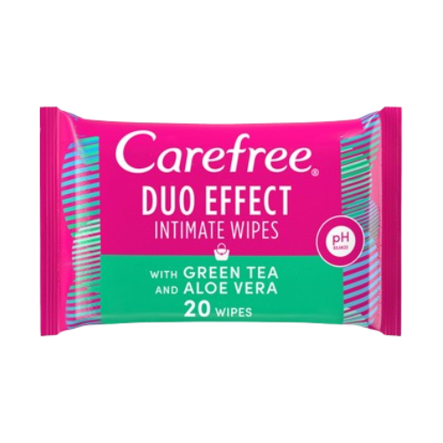 مناديل للمناطق الحساسة كيرفري ديو أفكية  20 مناديل با شاي الأخضر والحيار