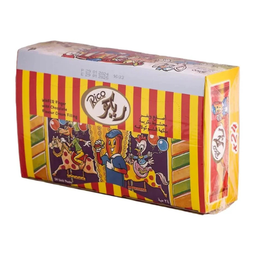 ريكو ويفر بحشوة الشوكولاته رنا 24 × 17.6جم