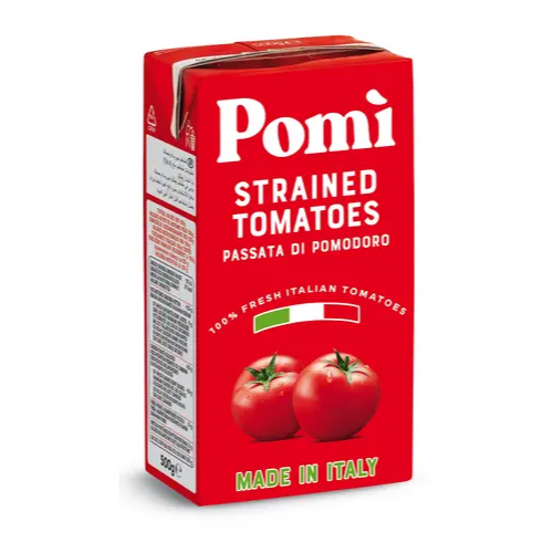 طماطم مهروسة ومصفاة 1000جم بومي