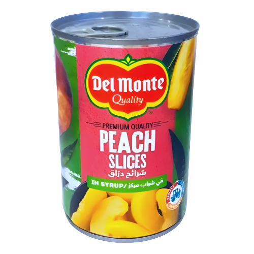 شرائح دراق مع شراب مركز ديلمونتي 420 جم