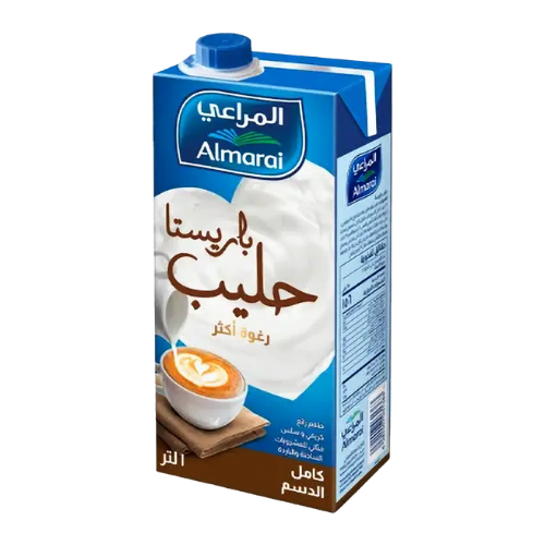 حليب باريستا رغوة اكثر كامل الدسم 1لتر المراعي