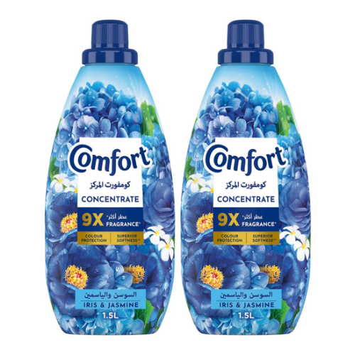 منعم اقمشة سوسن وياسمين كمفورت 2 × 1.5 لتر