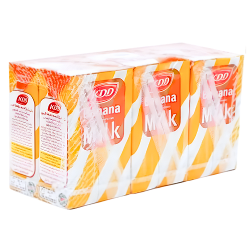 حليب بالموز  كي دي دي 6 × 250 مل