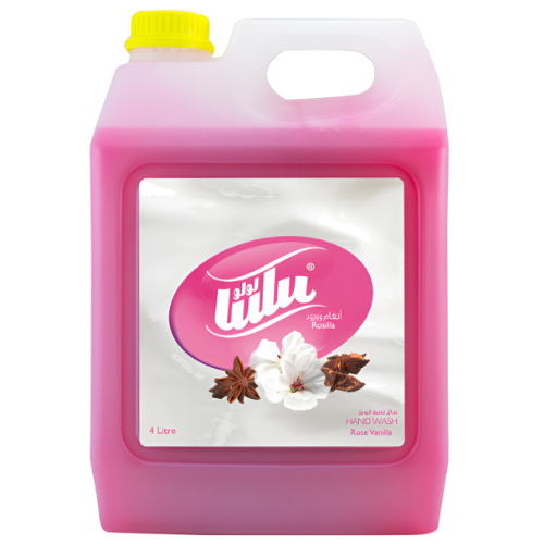 لولو غسول يدين بالورد والفانيليا 4 لتر