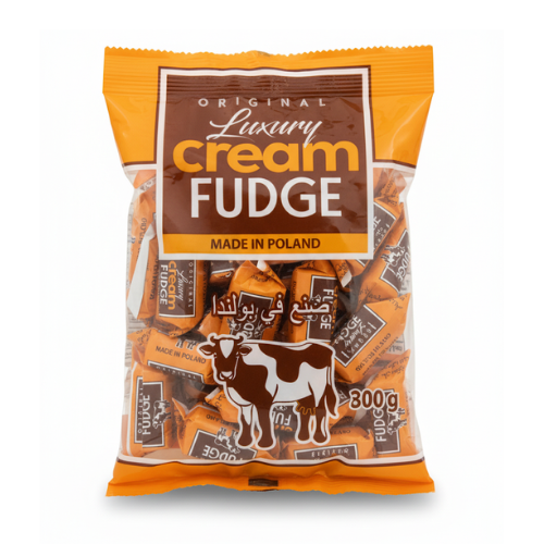 حلوى بقرة محشو كراميل فدج كيس 300جم