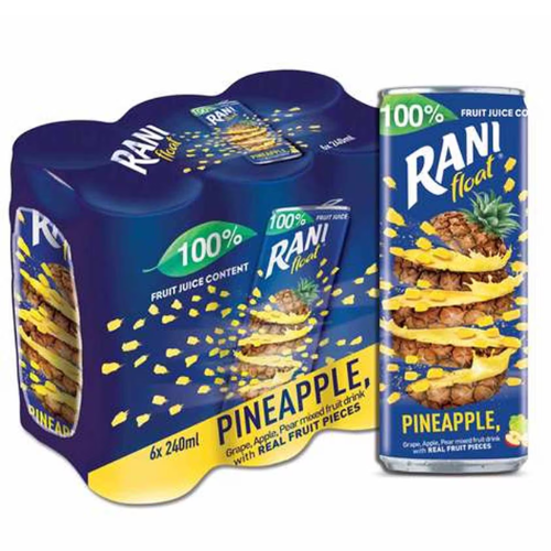 شراب راني اناناس حبيبات 6 × 250مل