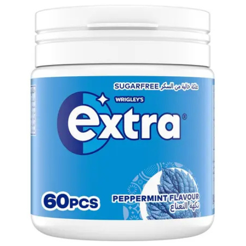 علكة ريجليز إكسترا بالنعناع الخالية من السكر عبوة قارورة 84 جرام