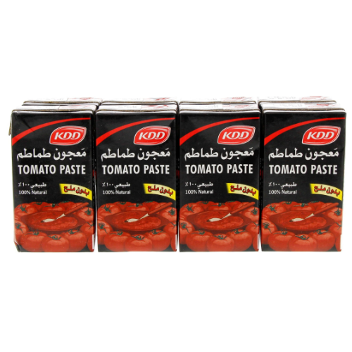 كي دي دي معجون طماطم 8 × 135جم