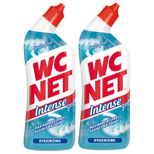 دبليو سي نت جل مركز برائحة المحيط المنعش 2 × 750 مل