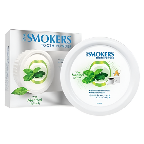 بودرة للأسنان بالمنثول ايفا سموكرز 40 جم
