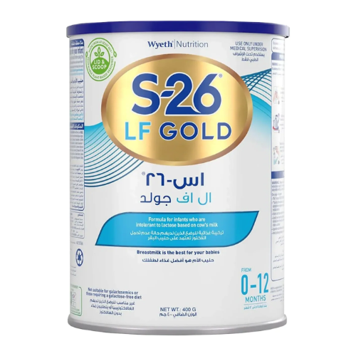 حليب رضع اس- 26 LF جولد 0-12 شهر 400جم