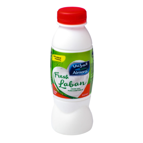 حليب المراعي الطازج قليل الدسم عبوة 360 مل