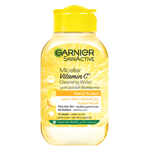 غارنييه ماء ميسيلار فيتامين سي للتنظيف 100 مل