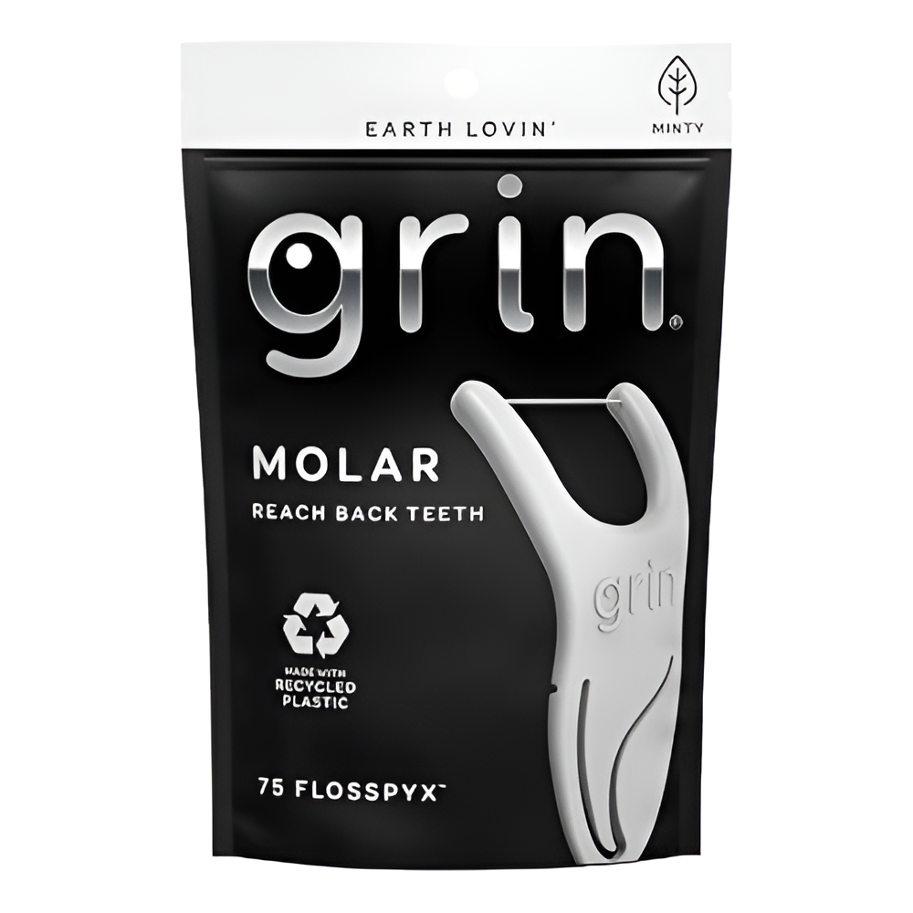 خيط عود تنظيف اسنان جرين  خلفية نعناع 75جم