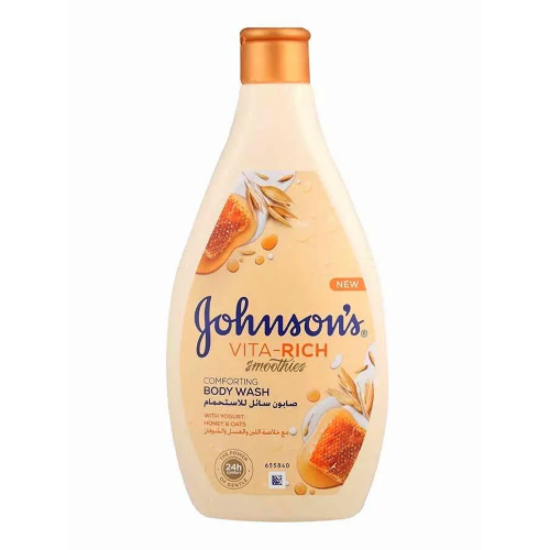 جونسون سائل إستحمام اللبن والعسل والشوفان 400مل