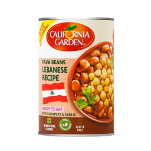 فول مدمس بالخلطة اللبنانية  450 جم حدائق كاليفورنيا