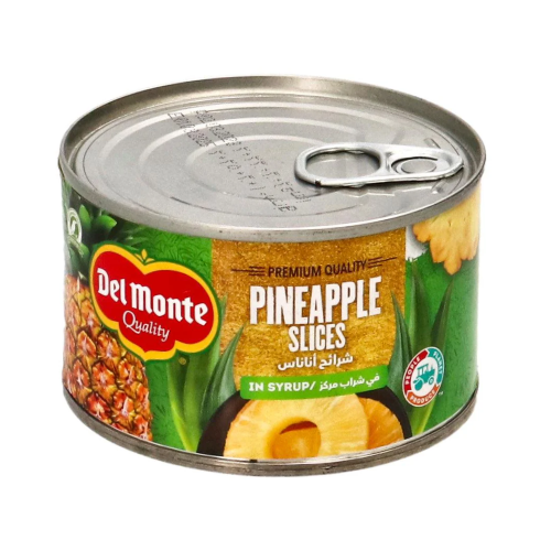 شرائح الاناناس ديلمونتي مع شراب مركز 235جم
