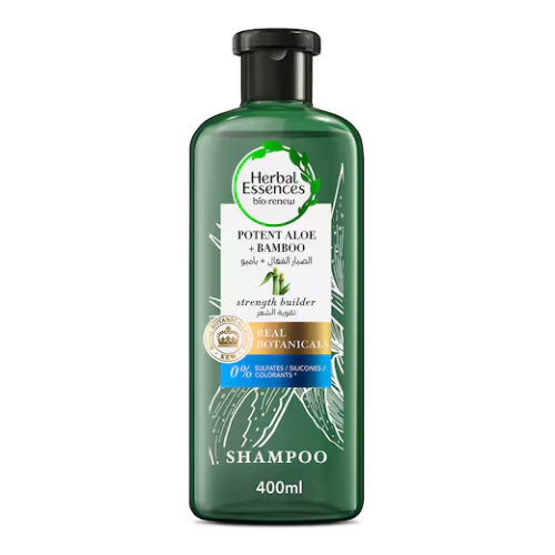 شامبو هيربال إيسنسز لبناء القوة بالألوة + خيزران 400 مل