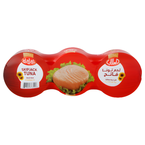 العلالي تونة فاتح في زيت دوار الشمس 3 × 170جم