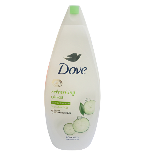 دوف غسول الاستحمام بالخيار والشاي الأخضر انتعاش 750 مل.