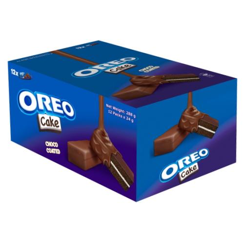 كيك مغطى بالشوكولاتة أوريو 12 × 24جم