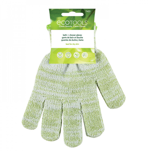 ايكو تولز قفازات الاستحمام و التقشير اخضر